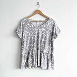 Haptics by Holly Harper // Peplum top // Size Medium